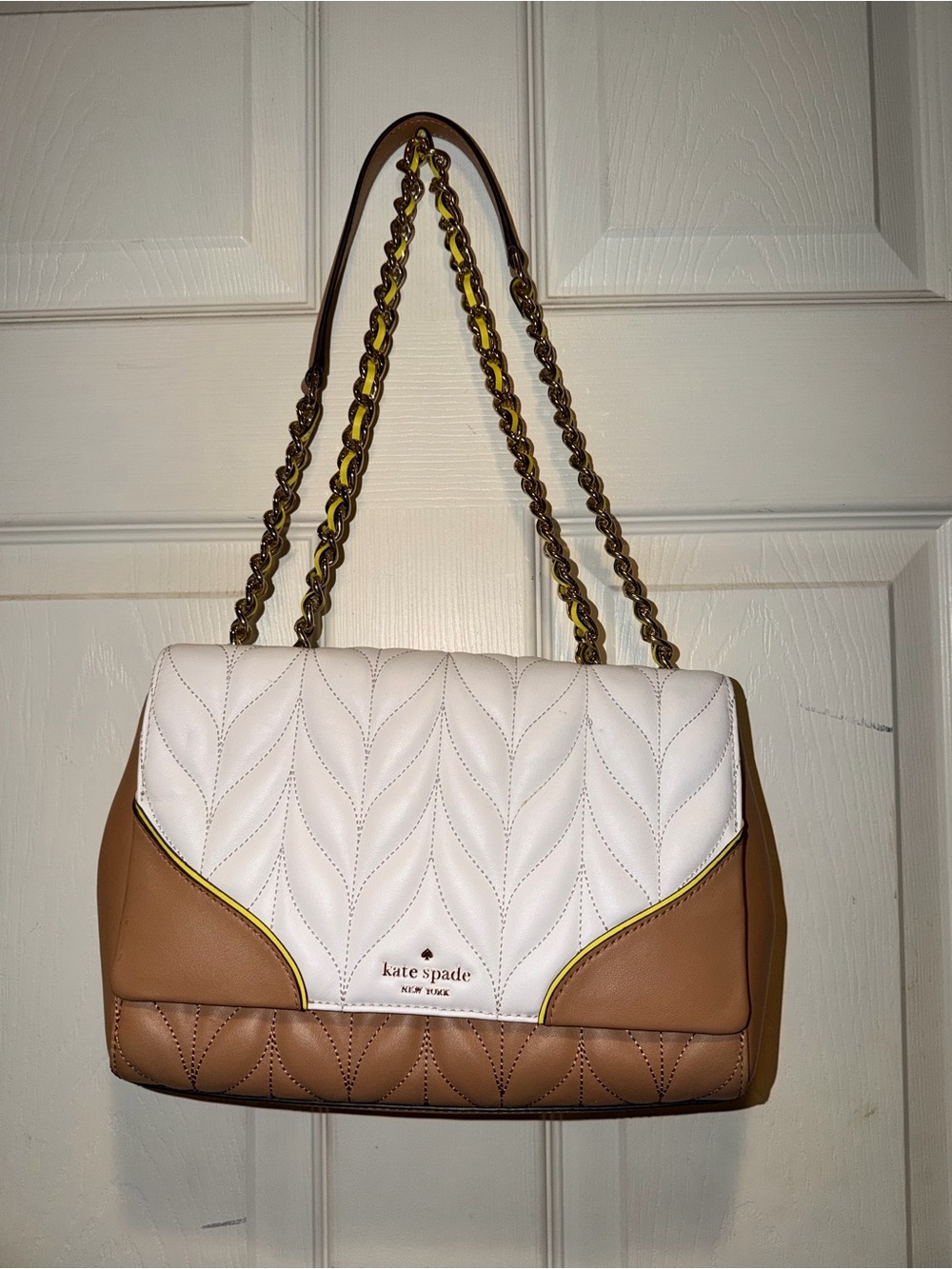 Kate Spade Two-Tone Quilted Shoulder Bag